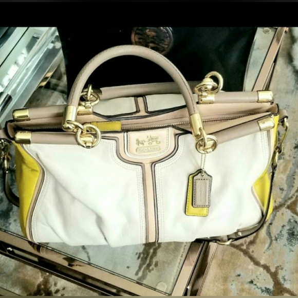 Coach Color Block Handbag - Picture 4 of 4